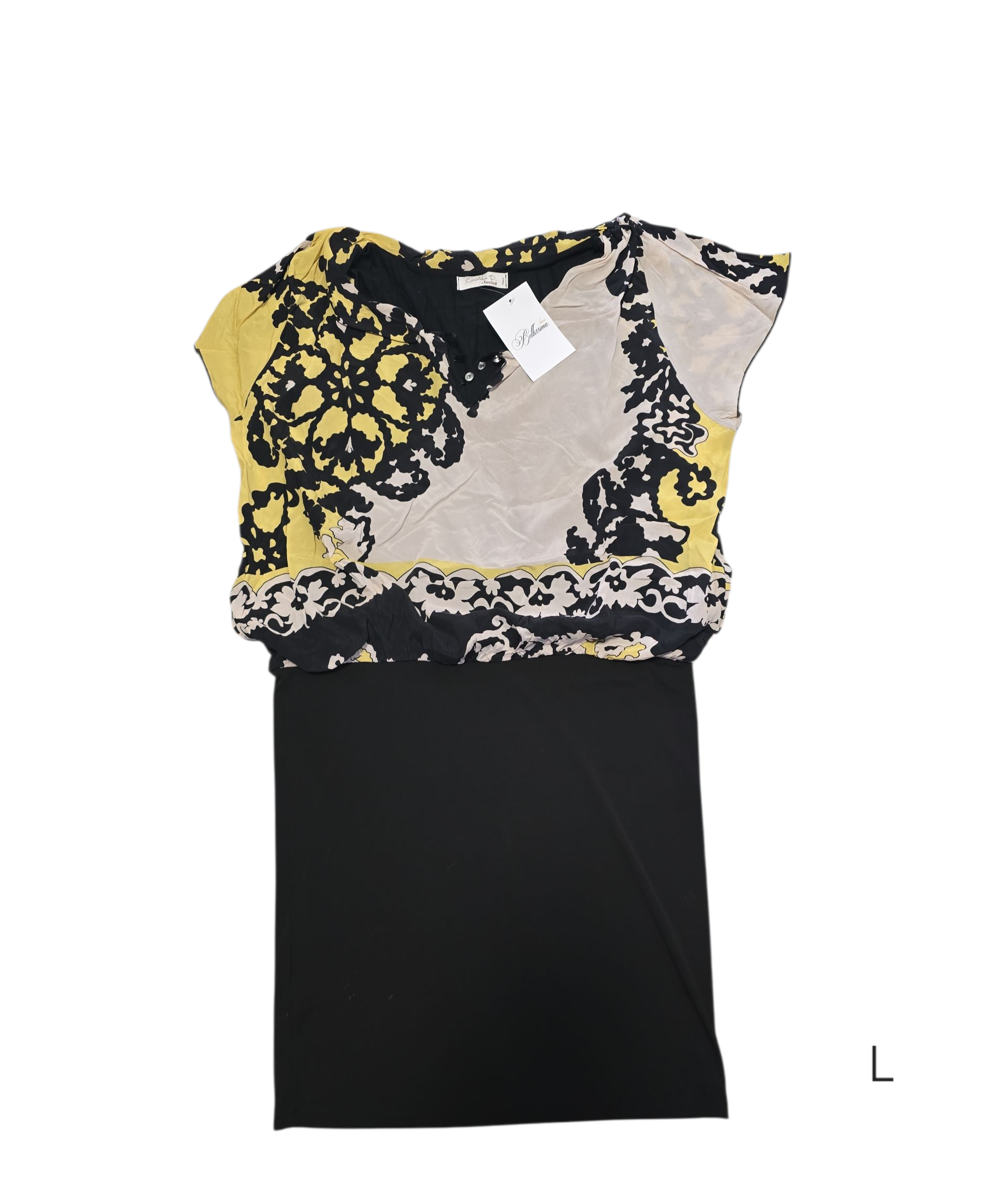 Vestito con bluse in fantasia