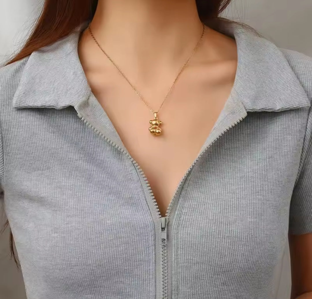 Set collana orecchini orsacchiotto