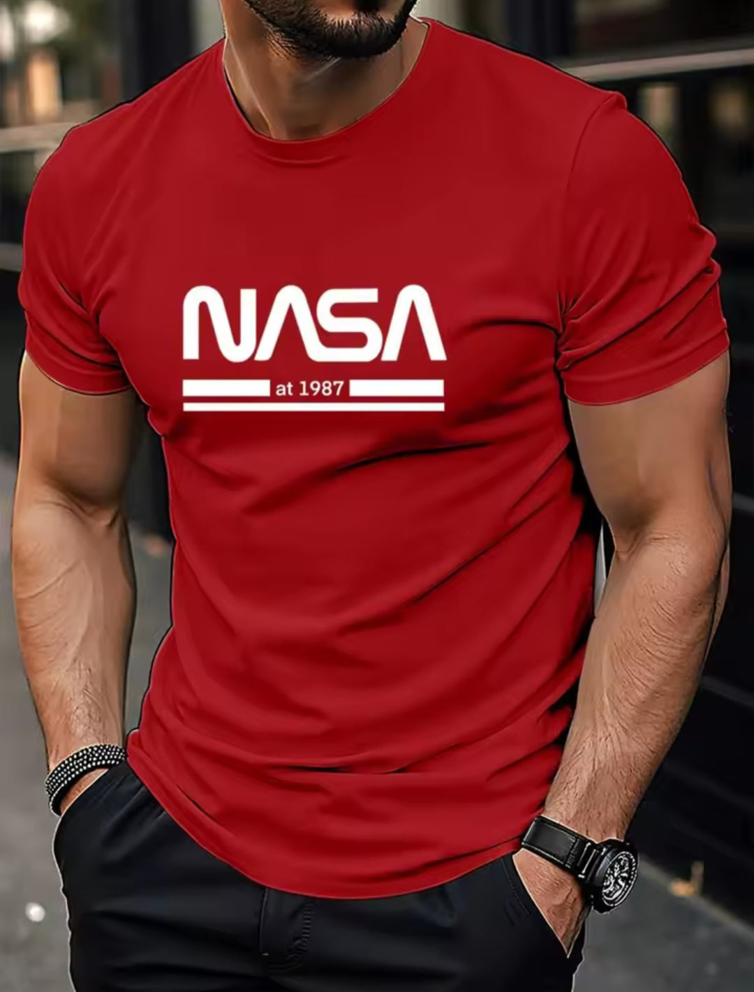 T-shirt da uomo in diversi colori ottimi per estate