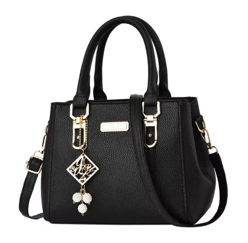 Borsa a tracolla casual in pelle