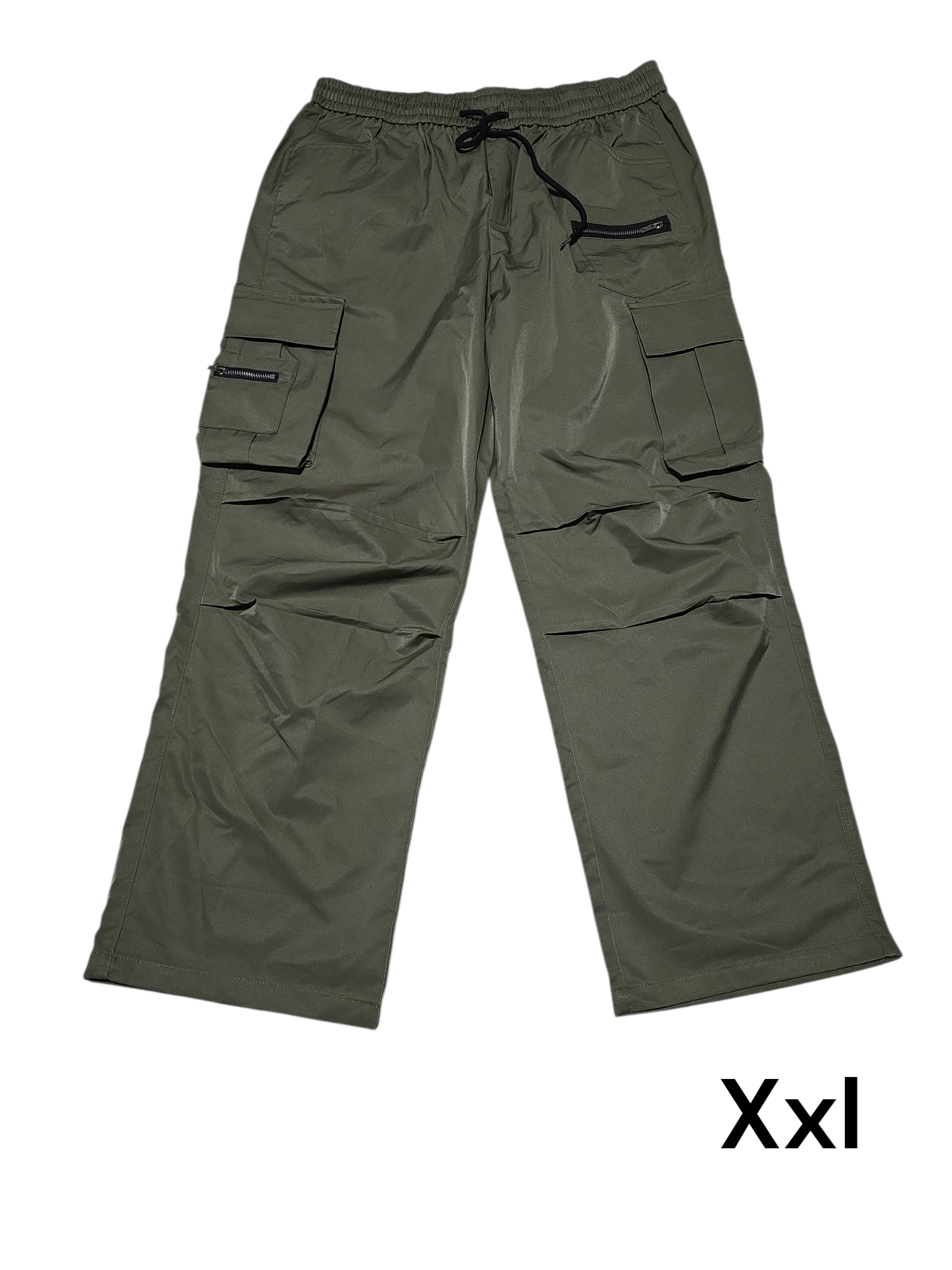 Pantatuta con tasche in colore verde militare