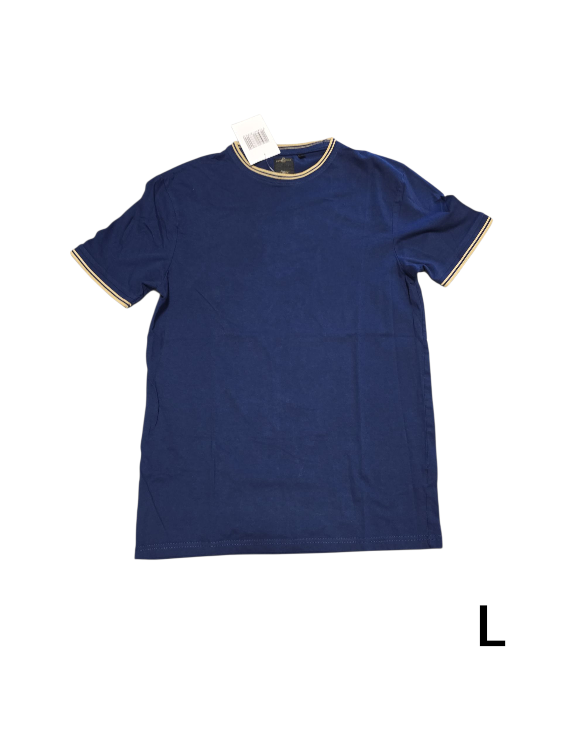 T-shirt colore blu scuro ottima per estate semplice