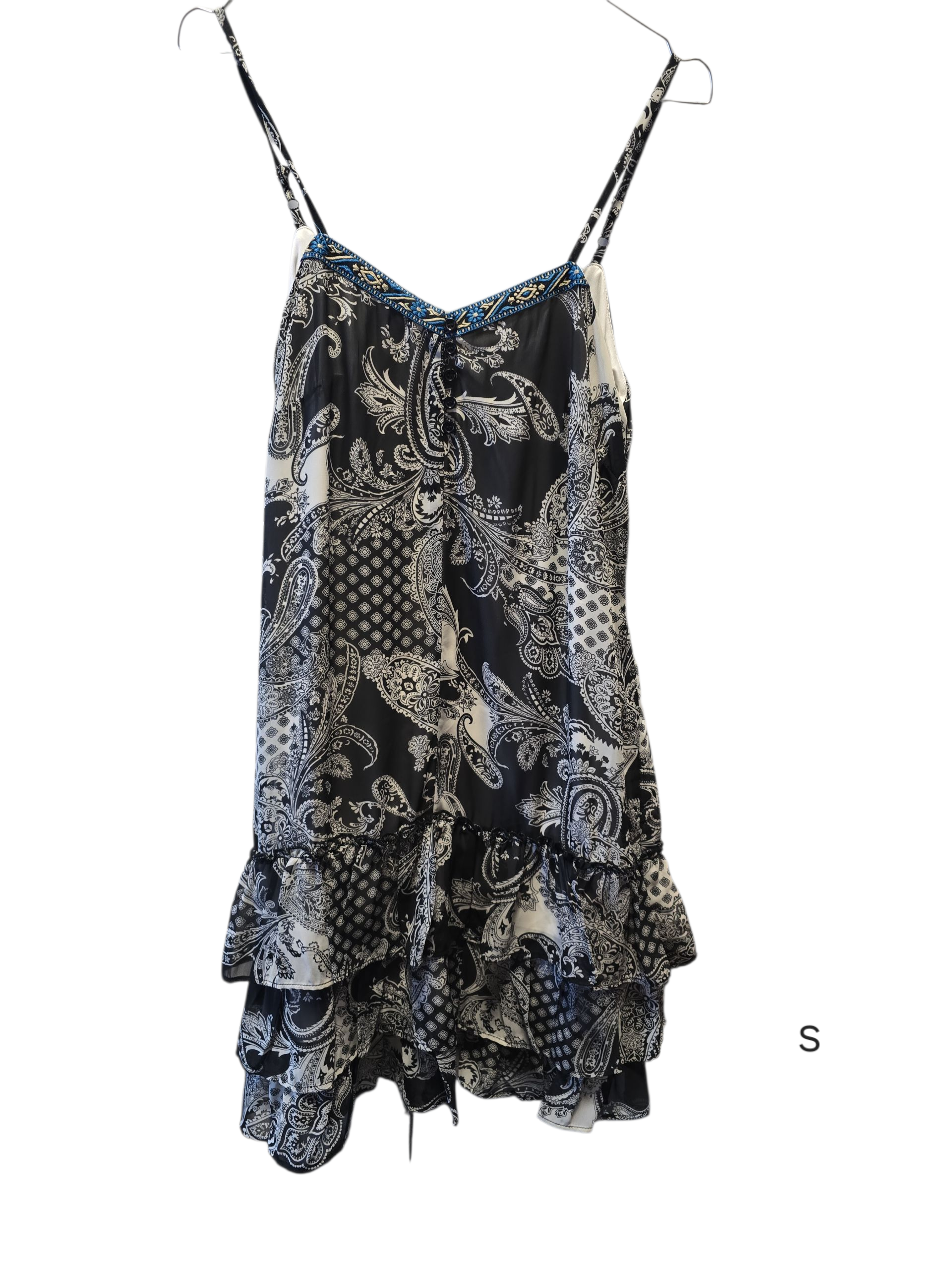 Vestito corto con fantasia