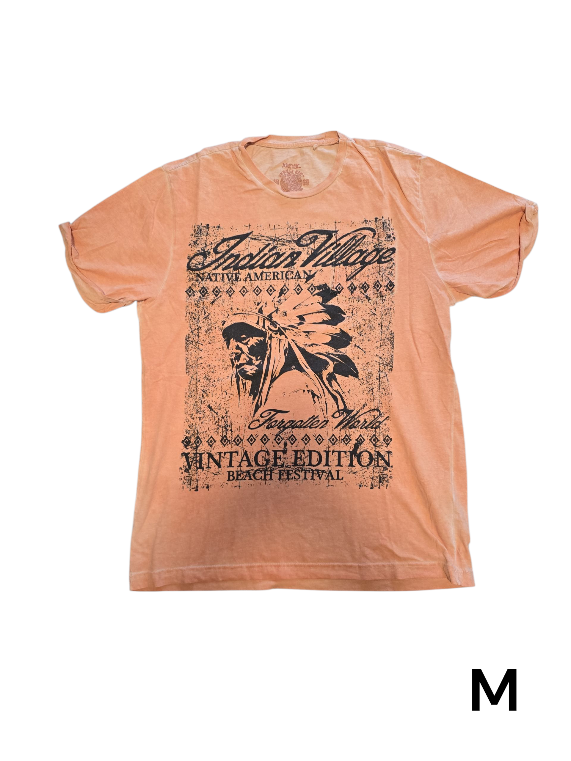 T-shirt con stampa indiana