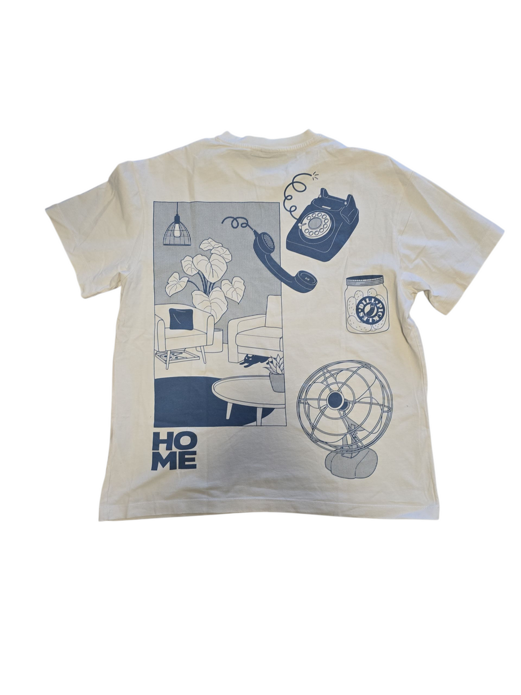 T-shirt con stampa sulla schiena