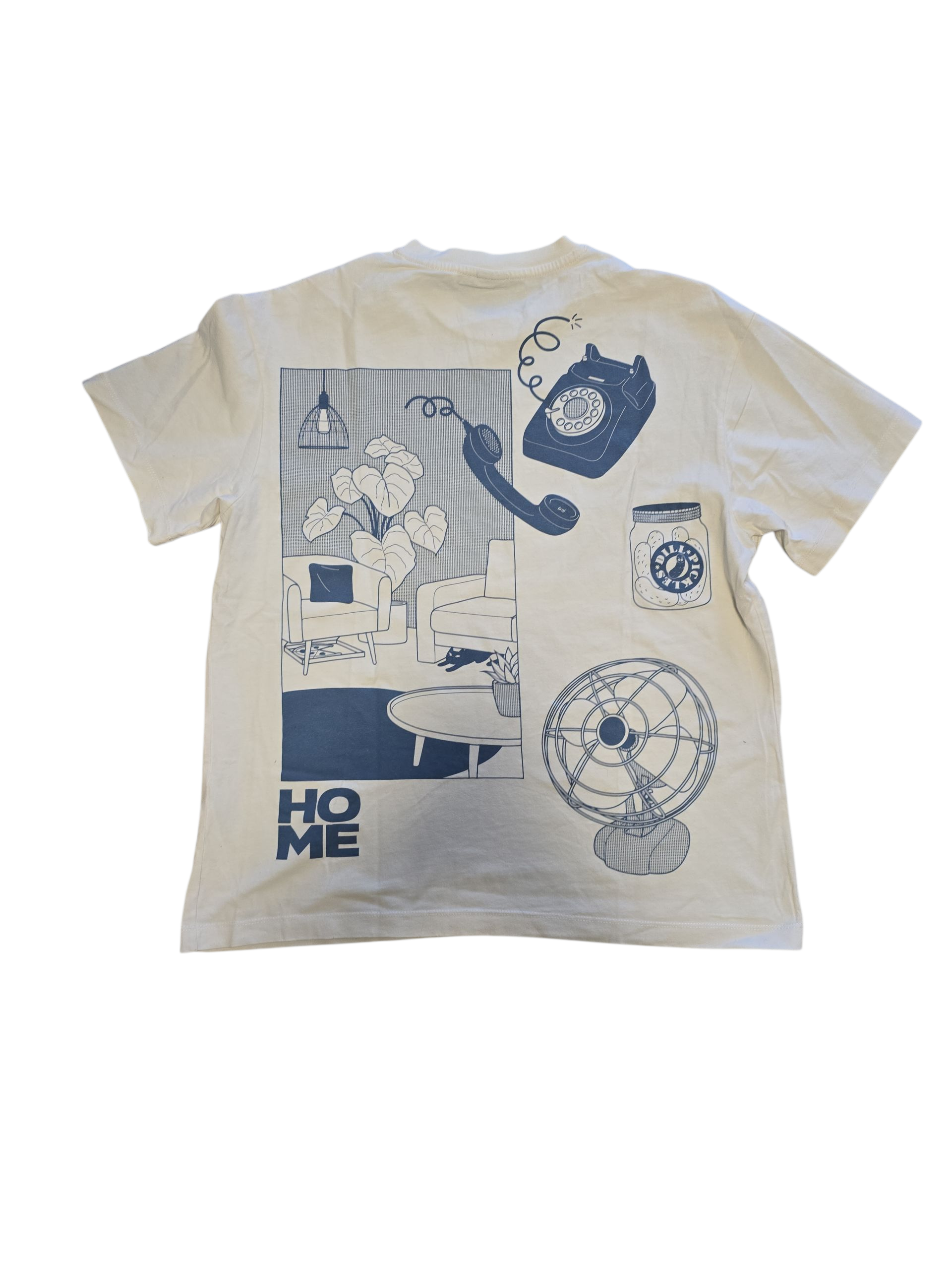 T-shirt con stampa sulla schiena