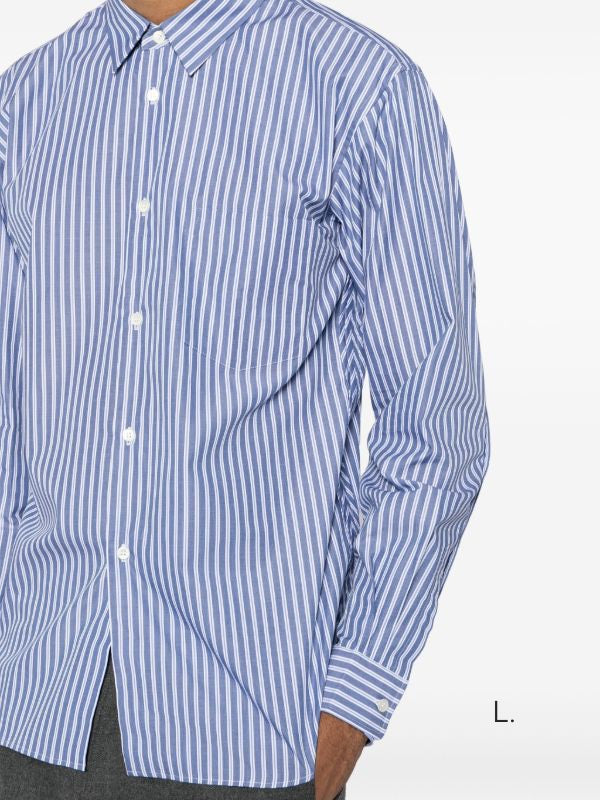 Camicia righe a maniche lunghe