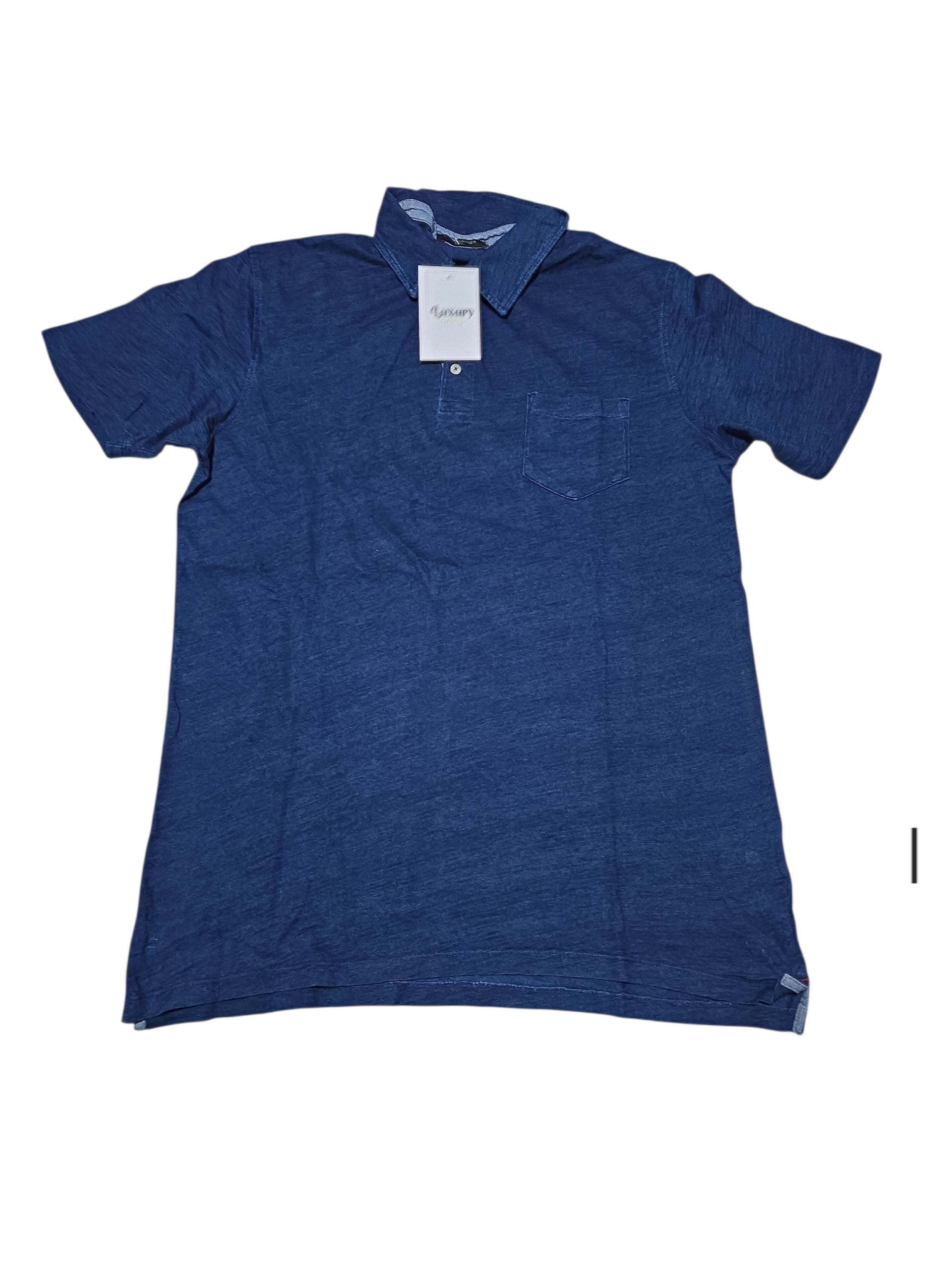 Polo da uomo blu ottima per estate