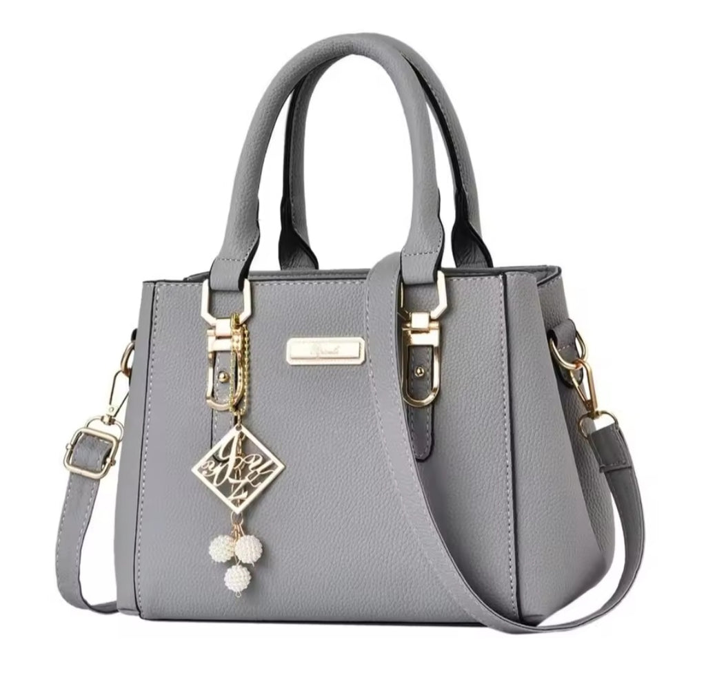 Borsa a tracolla casual in pelle