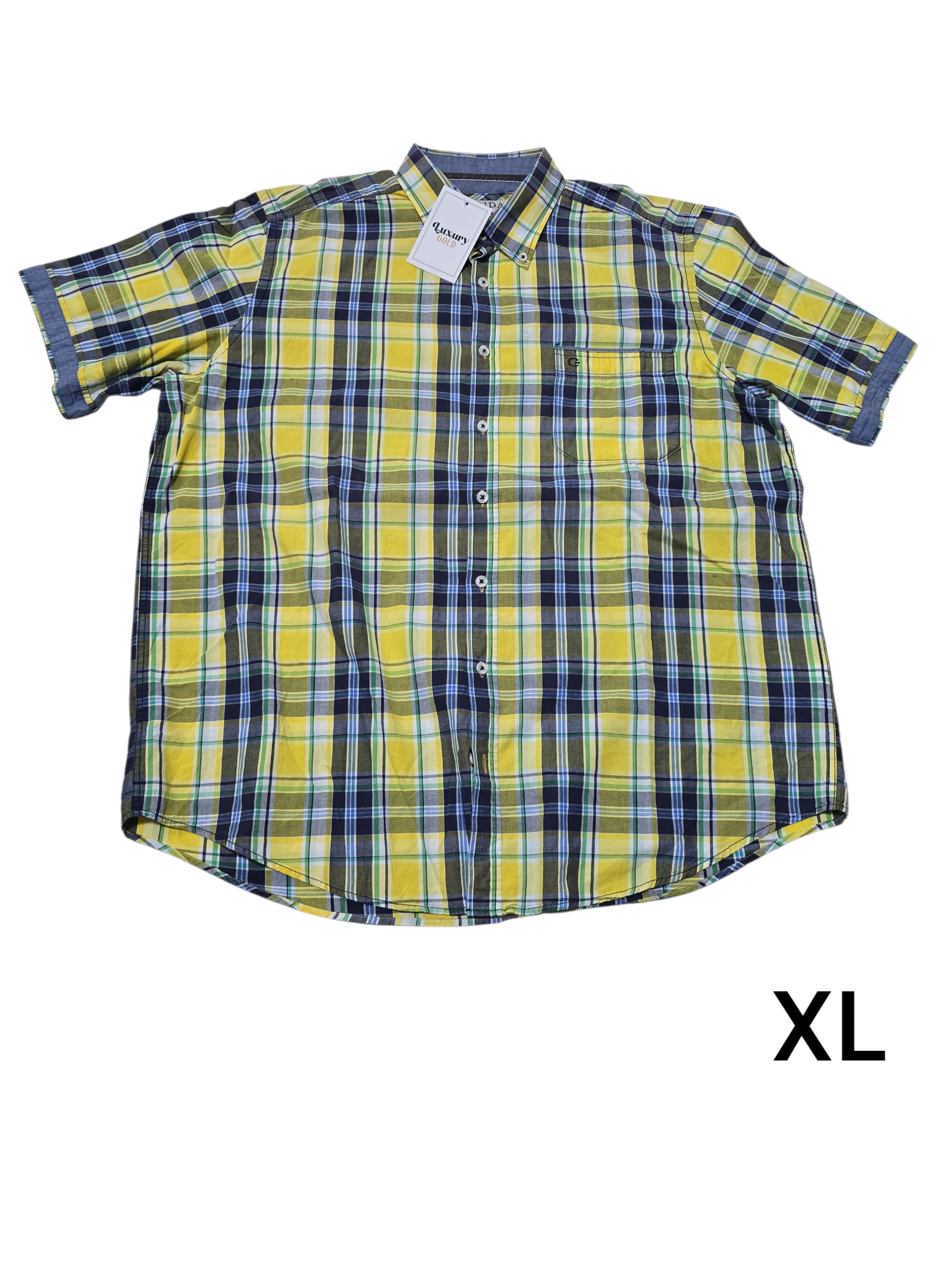 Camicia estiva quadri uomo