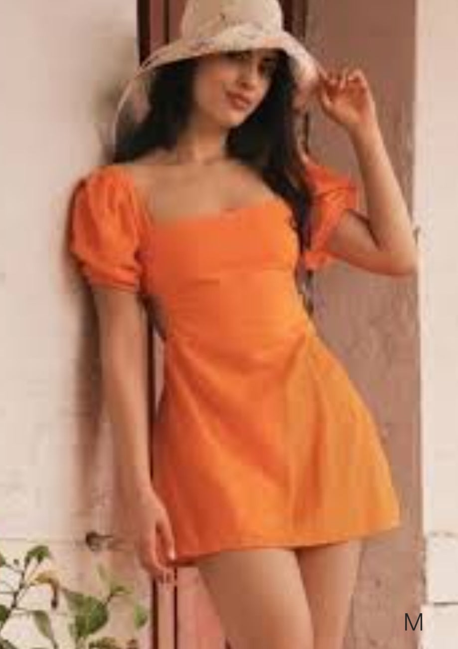 Vestito estivo arancio