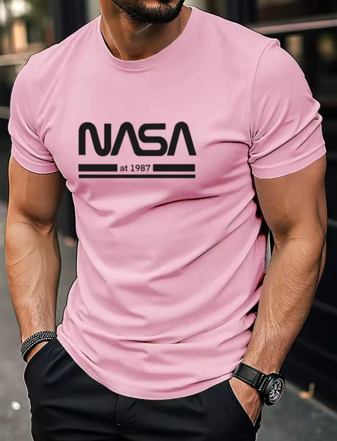 T-shirt da uomo in diversi colori ottimi per estate