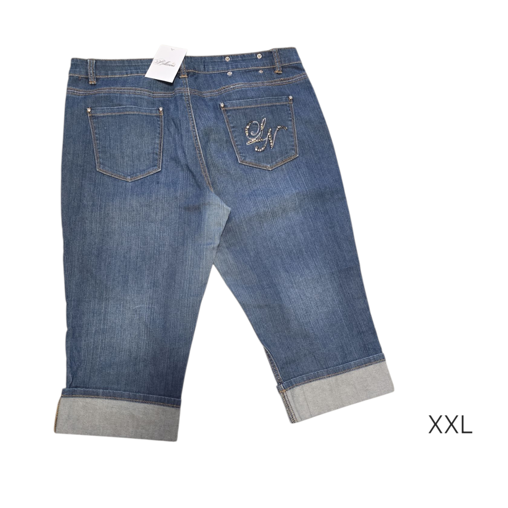 Pantalone corto in jeans